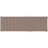 vidaXL jastuk za ležaljku smeđe-sivi 200 x 60 x 3 cm od tkanine Cijene