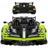  Licencirani auto na daljinsko upravljanje Rastar 1:8 Pagani Huayra BC - zeleni - 2896 elemenata | shoptok.hr