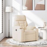  Naslonjač bež tkanina od mikrovlakana | shoptok.hr