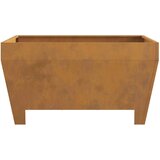  Kamin Smeđa 80 x 80 x 43 cm Čelik otporan na vremenske uvjete | shoptok.hr