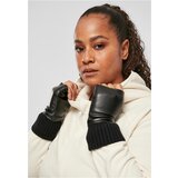Urban Classics Half-finger gloves made of synthetic leather black | shoptok.hr