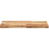 Stolna ploča 140x40x4 cm pravokutna od masivnog drva bagrema | shoptok.hr