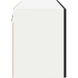  Zidni stakleni ormar Crna 80 x 31 x 40 cm Konstruirano drvo | shoptok.hr