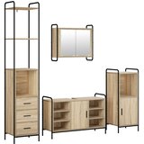  Set ormarića za kupaonicu 4 kom. Hrast sonoma | shoptok.hr