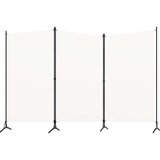 vidaXL Sobna pregrada s 3 panela krem-bijela 260 x 180 cm Cijene