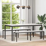  Stol za objedovanje Bijelo 180 x 90 x 75 cm Čvrsto borovo drvo Cijene