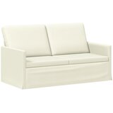  Kauč za dvoje Krem 150 x 81 x 82 cm Kordura tekstil Slike