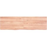 Kupaonska radna ploča svjetlosmeđa 140x40x(2-4) cm masivno drvo | shoptok.hr