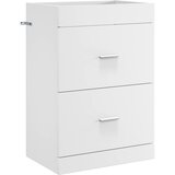 vidaXL Kopalniški kabinet pod umivalnikom Bela 56 x 37,5 x 81 cm, (5000245839) | Shoptok.si