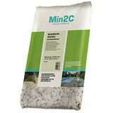 Min2C ukrasni kamenčići (sniježno bijele boje, granulacija: 15 mm - 25 mm, 25 kg) u