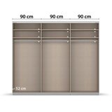 Modern Living Omara Z Drsnimi Vrati Feldkirch, Antracit Slike
