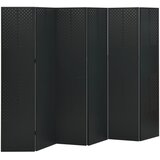  Sobne pregrade sa 6 panela 2 kom crne 240 x 180 cm čelične | Shoptok.si