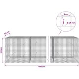 Gabion s žicom debljine 3 5 mm i mrežom 5x5 cm 400x50x100 cm - 50 cm 100 cm 400 cm | shoptok.hr