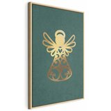  Slika - Angelic Christmas (1 Part) Vertical 60x90 U prirodnom drvenom okviru | shoptok.hr