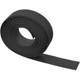 Ograda za vrt 25 m 15 cm PE Crna | Eponuda.com