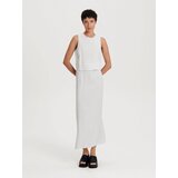 Reserved maxi krilo iz mešanice liocela - svetlo siva | Shoptok.si