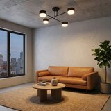 Brilagi LED RGB prigušiva prislonjen luster MONO 4xGX53/14W/230V Wi-Fi Tuya crna | Eponuda.com