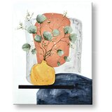  Slike na platnu cvijet u vazi 1-dijelna XOBCH12528WE1 | shoptok.hr