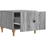  Klubska miza Siva Sonoma 49 x 50 x 40 cm Inženirski les, (5000295469) | Shoptok.si
