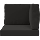  Jastuk za vanjsku sofU 3 pcs Crna Poliester | shoptok.hr