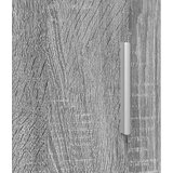 vidaXL Kopalniška omarica z vrati TULUM Siva sonoma 37 x 31.5 x 203 cm | Shoptok.si