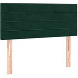 Krevet box spring s madracem LED tamnozeleni 120x200 cm baršun | shoptok.hr
