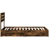  s od storage s ladicama Dimljeni hrast 90 x 200 cm | shoptok.hr
