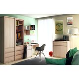 Kondela Regal s predalom 1D3S, hrast sonoma, NORTY TIP 5 | Shoptok.si