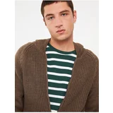 LC Waikiki Men's Hooded Long Sleeve Knitwear Cardigan