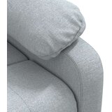 vidaXL Masažna fotelja od tkanine svjetlosiva | shoptok.hr