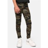 Urban Classics Kids Girls' camouflage leggings, wooden camouflage Cene