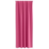 vidaXL Zavjese sa zavjesama 2 pcs Svijetla roza 245 x 140 cm Poliester | shoptok.hr