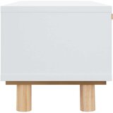  Stolić za kavu bijeli 80x40x30 cm konstruirano drvo i borovina | shoptok.hr