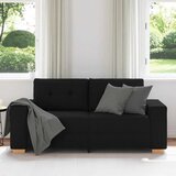  Dvosjed crne boje 180x77x82 cm tkanina | shoptok.hr
