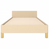  Okvir za krevet bez madraca krem 100 x 200 cm od tkanine | shoptok.hr