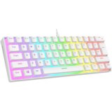 Rampage Tastatura gaming RADIANT K11 white, blue switch, Type-C, RGB, US Layout, pudding keycaps, 38970 | Eponuda.ba
