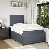  box spring s madracem tamnosivi 120 x 190 cm baršun | shoptok.hr