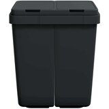vidaXL Dvostruka kanta antracit 2 x 25 L | shoptok.hr