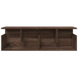  Zidni ormarić boja smeđeg hrasta 100x20x30 cm konstruirano drvo | shoptok.hr