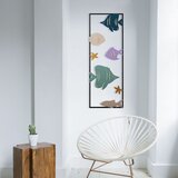 Wallity Zidna dekoracija Akvarij - 1, 32 x 5 x 90 cm, Crna Cijene