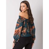 Italy Moda Blouse-DHJ-BZ-15175-1.11P-sea | shoptok.hr