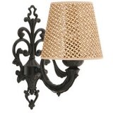 Opviq zidna lampa lily hazeran natural black | ePonuda.com