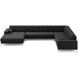 Cosmopolitan Design Tamno siva kutna garnitura (s desnim kutom) Bali – Cijene