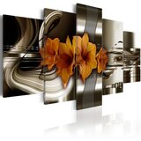  Slika - Hippeastrum and Abstract Waves 100x50 Cijene