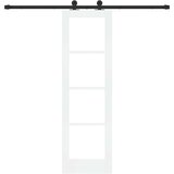  Klizna vrata ORKDAL 61 x 198,5 cm Masivna borovina i staklo | shoptok.hr