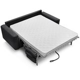 Bobochic Paris Črna sedežna garnitura za spanje/raztegljiva 220 cm Cocoone – | Shoptok.si