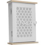 Kondela Starinska omarica za ključe, bela/naravna, DODOMA | Shoptok.si