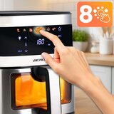 Berdsen velika friteza na vrući zrak 1700 W, 9,1 l, srebrna | shoptok.hr