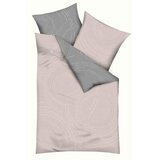 Kaeppel posteljnina 200/200 cm saten siva, roza | Shoptok.si