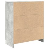  Komoda s ladicama beton siva 71x35x84 cm konstruirano drvo | Eponuda.ba